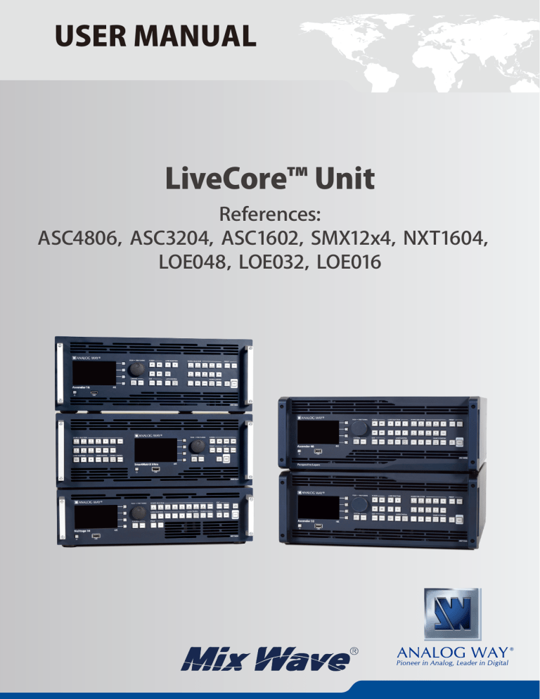 LiveCore™ Unit LiveCore™ Unit