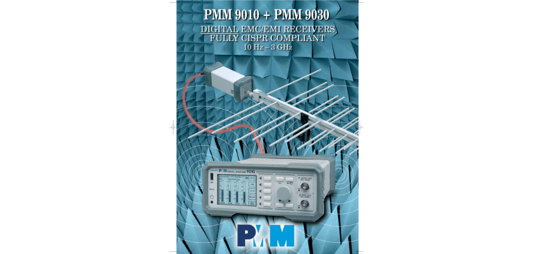 pmm 9010/9030 emission software options accessories pmm 9010/9030 emission software options accessories