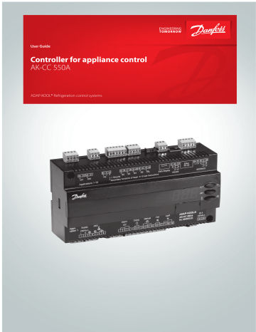 Controller for appliance control AK-CC 550A Controller for appliance control AK-CC 550A