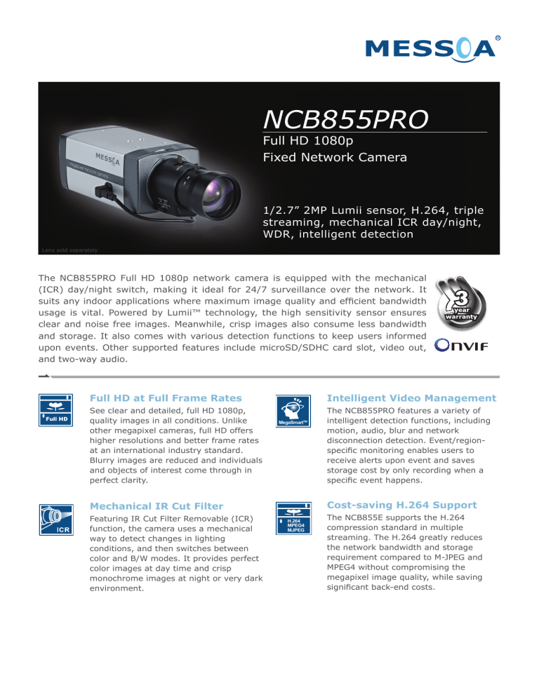 NCB855PRO - PROFIcomms NCB855PRO - PROFIcomms