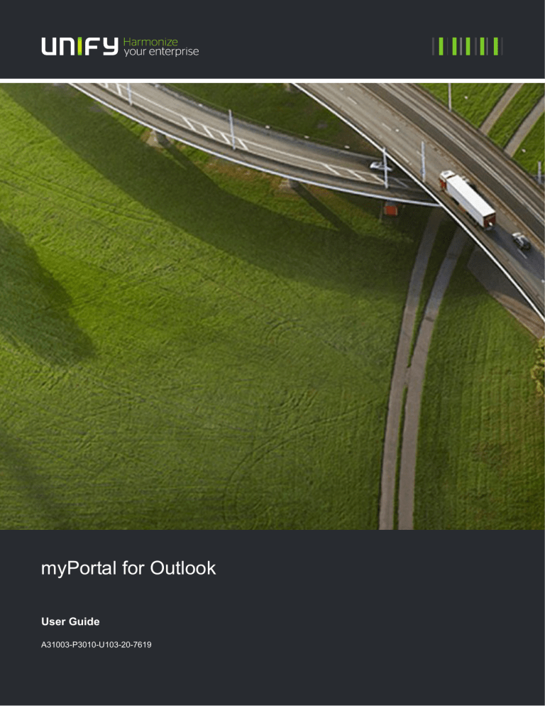 myPortal for Outlook myPortal for Outlook