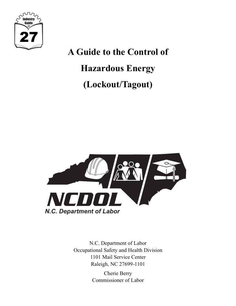 Lockout/Tagout - Free Safety Materials for Safety Professionals Lockout/Tagout - Free Safety Materials for Safety Professionals