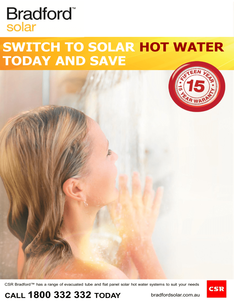 switch to solar hot water today and save switch to solar hot water today and save