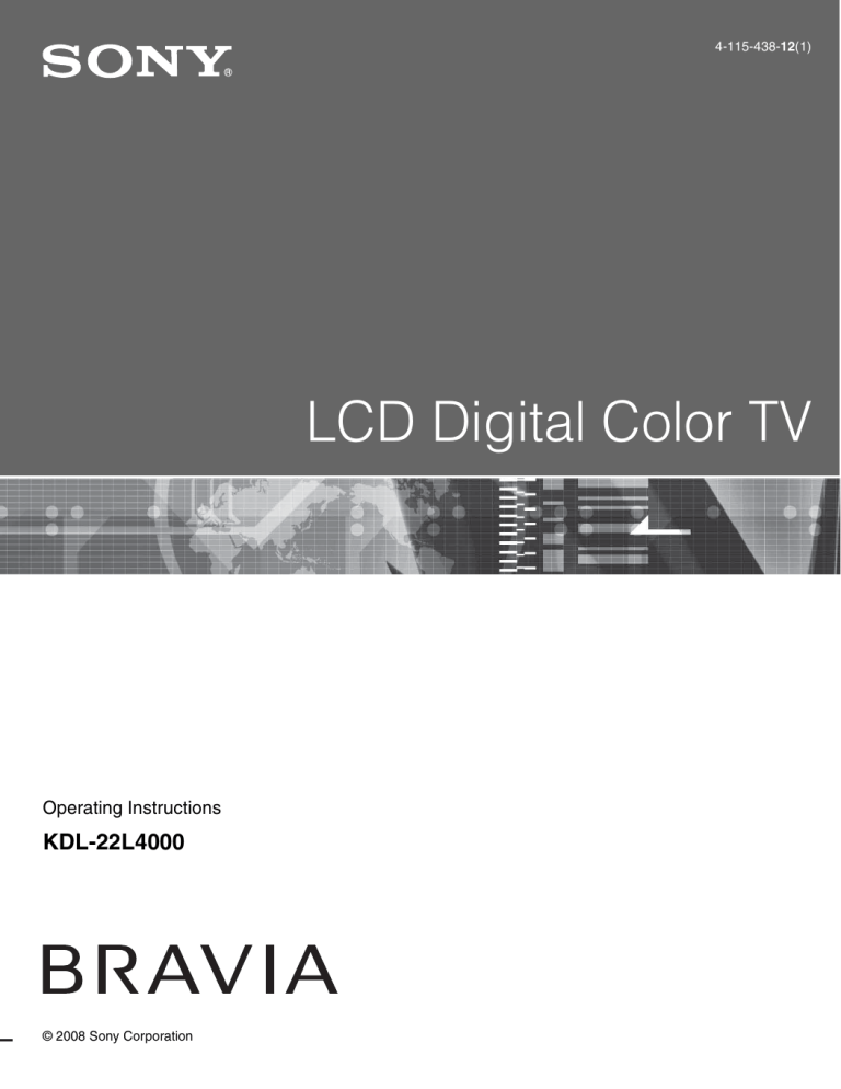 LCD Digital Color TV LCD Digital Color TV