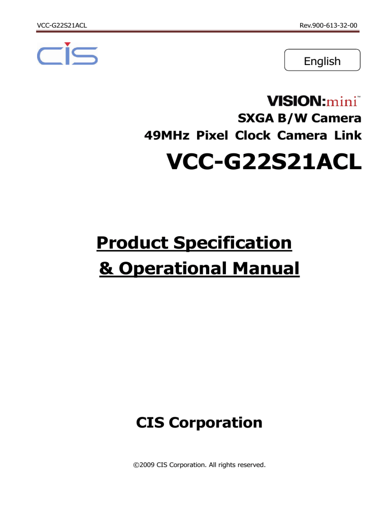 VCC-G22S21ACL VCC-G22S21ACL