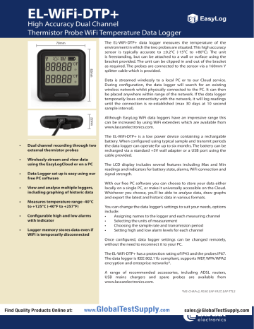 EL-WiFi-DTP+ - Global Test Supply EL-WiFi-DTP+ - Global Test Supply