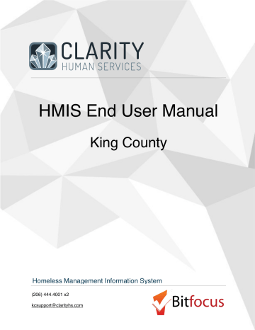 King County End User Training Manual King County End User Training Manual