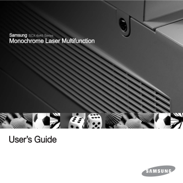 Samsung SCX-6345NG, Samsung SCX-6345 Laser Multifunction Printer series Owner's manual Samsung SCX-6345NG, Samsung SCX-6345 Laser Multifunction Printer series Owner's manual