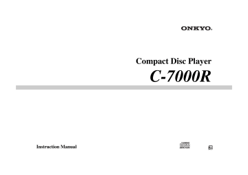 Compact Disc Player | Manualzz Compact Disc Player | Manualzz