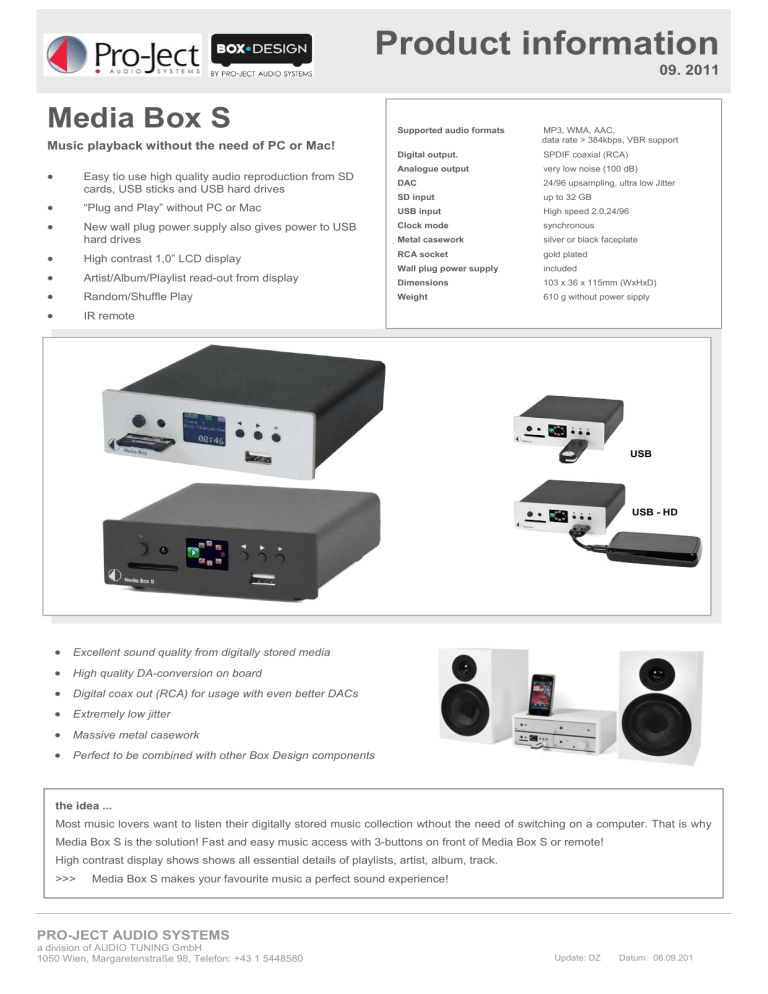 Product information Product information