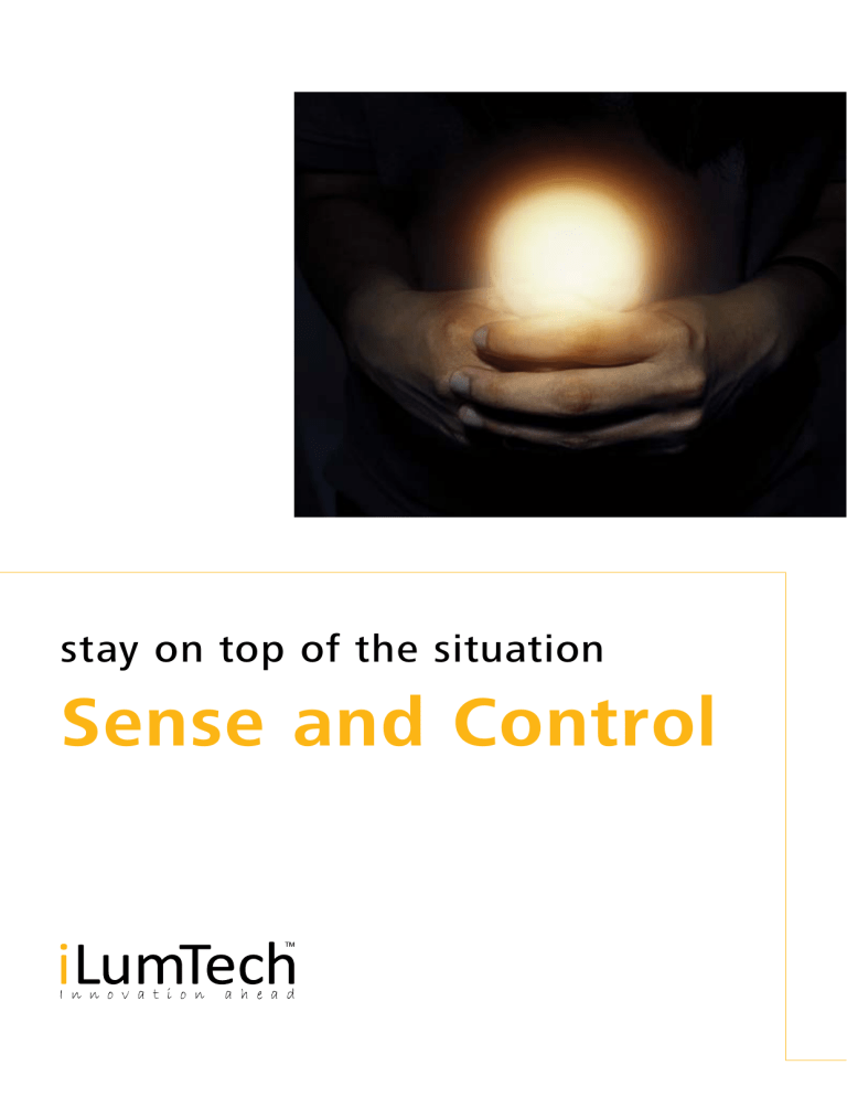 Sense and Control Sense and Control