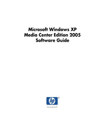 Microsoft Windows XP Media Center Edition 2005 Software Microsoft Windows XP Media Center Edition 2005 Software
