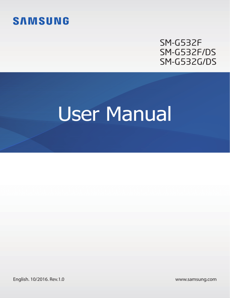 Samsung SM-G532F/DS, SM-G532G/DS, SM-G532F User manual Samsung SM-G532F/DS, SM-G532G/DS, SM-G532F User manual