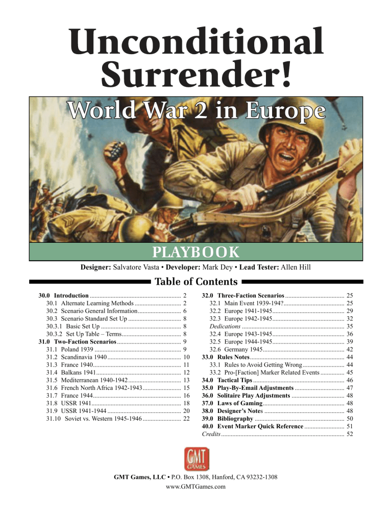 playbook - GMT Games playbook - GMT Games