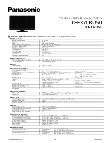 TH-37LRU50 TH-37LRU50