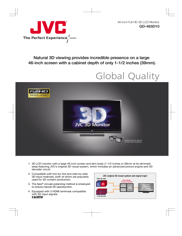 Natural 3D viewing provides incredible presence on a large Natural 3D viewing provides incredible presence on a large