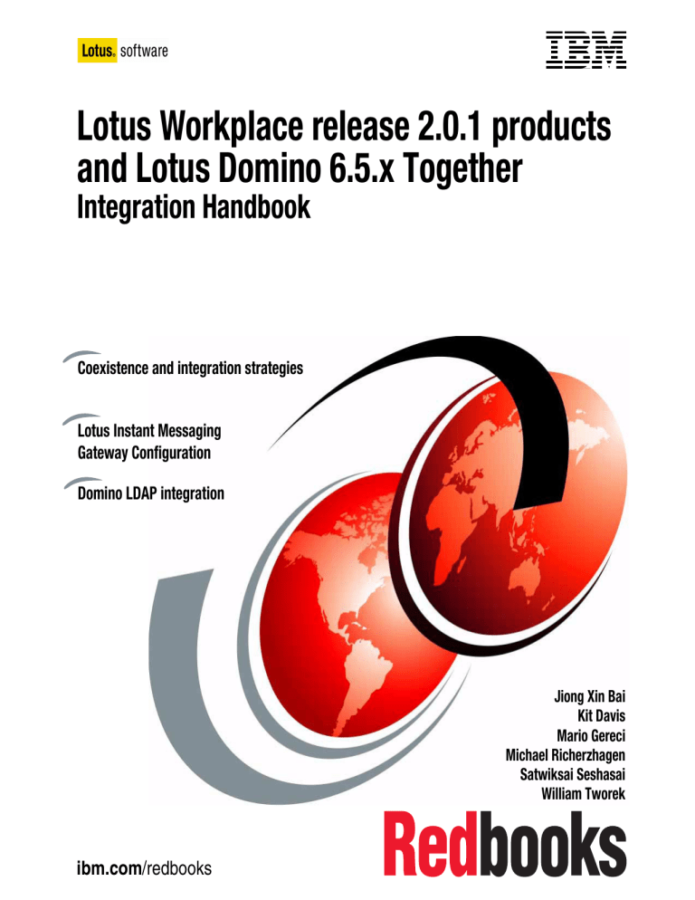 Workplace Collaboration Services and Lotus Workplace Collaboration Services and Lotus
