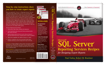 Reporting Services Recipes Reporting Services Recipes