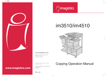 imagistics im4510 Operation Manual | Manualzz imagistics im4510 Operation Manual | Manualzz