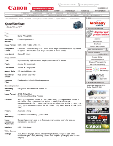 Digital Rebel XT - Small Dog Electronics Digital Rebel XT - Small Dog Electronics