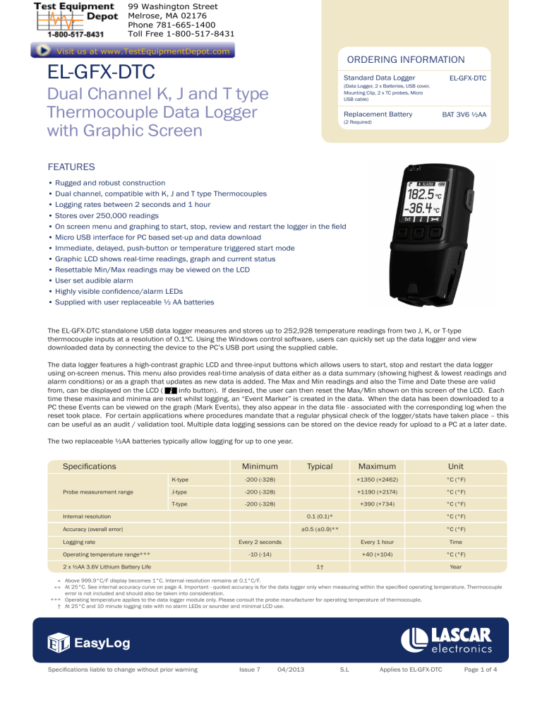 EL-GFX-DTC - Test Equipment Depot EL-GFX-DTC - Test Equipment Depot