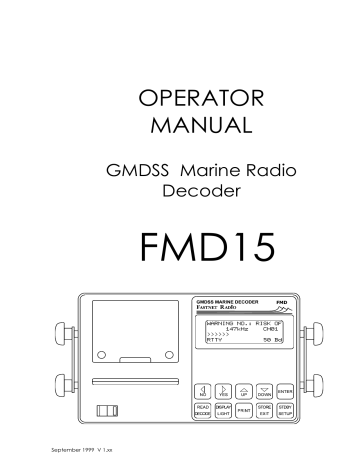 Fastnet FMD15 Owner Manual | Manualzz