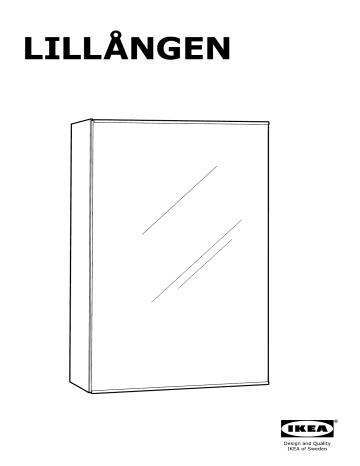 IKEA 802.051.68 LILLANGEN Spiegelkast Brugervejledning | Manualzz IKEA 802.051.68 LILLANGEN Spiegelkast Brugervejledning | Manualzz
