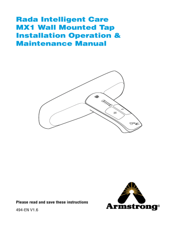 Armstrong RADA MX1 Installation, Operation And Maintenance Manual | Manualzz