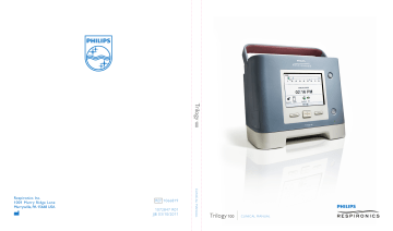 PHILIPS Respironics Trilogy 100 Clinical Manual | Manualzz PHILIPS Respironics Trilogy 100 Clinical Manual | Manualzz