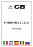CB Sabbiatrici CB 115, CB 24, CB 300, CB 60 Manual De Instrucciones