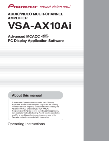 Pioneer VSA-AX10i-S Owner Manual | Manualzz Pioneer VSA-AX10i-S Owner Manual | Manualzz
