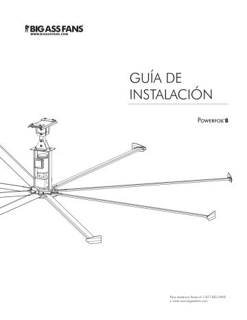 Big Ass Fans Powerfoil 8 Guía de instalación Manualzz