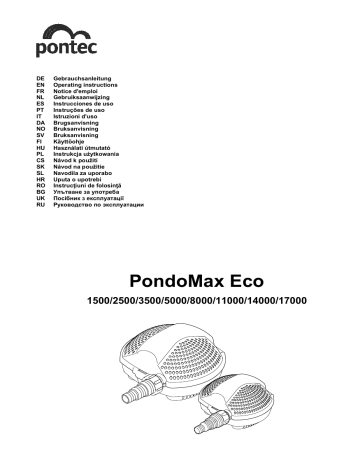 Pontec PondoMax Eco 3500 Operating Instructions Manual Manualzz