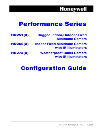 Honeywell HD273(X) Configuration Manual | Manualzz