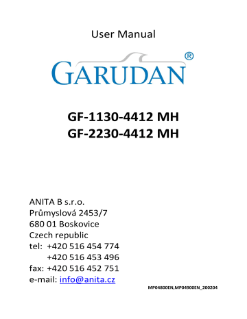 Anita GARUDAN GF-2230-4412 MH User Manual | Manualzz