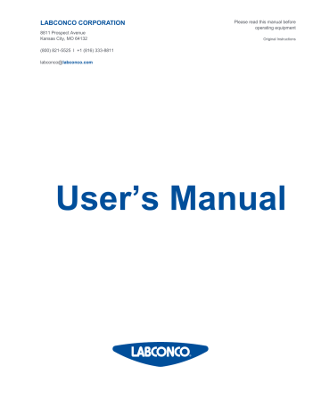 Labconco Purifier Logic+ 30348 User Manual | Manualzz