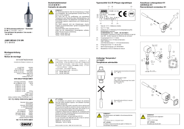 Jumo Oem Pressure Transmitter Installationsanleitung Manualzz