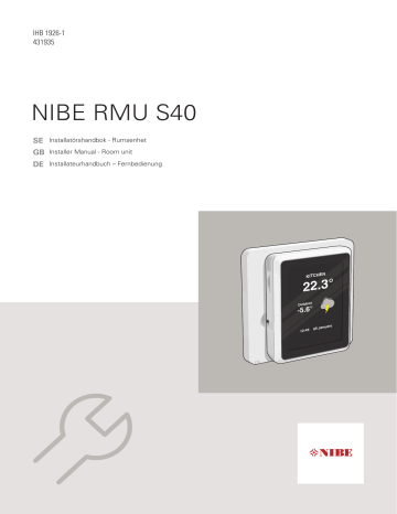 Nibe Rmu S Installer Manual Manualzz