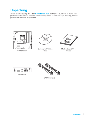 MSI MS-7975 v1.0 B150M PRO-DDP Owner's Manual | Manualzz MSI MS-7975 v1.0 B150M PRO-DDP Owner's Manual | Manualzz