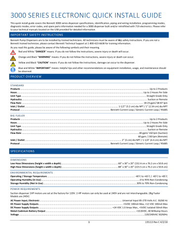 Bennett 3711, 3712, 3724, 3811, 3812, 3912, 3922, 3924 Quick Install Manual | Manualzz Bennett 3711, 3712, 3724, 3811, 3812, 3912, 3922, 3924 Quick Install Manual | Manualzz