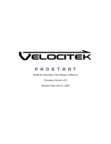 Velocitek Prostart Manual | Manualzz Velocitek Prostart Manual | Manualzz