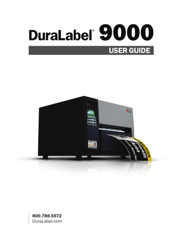DuraLabel 9000 User Manual | Manualzz DuraLabel 9000 User Manual | Manualzz