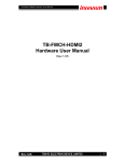 Inrevium TB-FMCH-HDMI2 Hardware User Manual