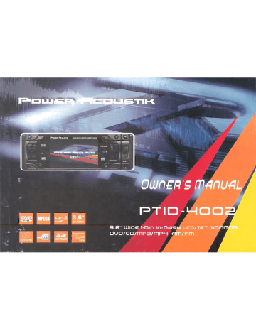 Power Acoustik PTID-4002 Owner's Manual | Manualzz Power Acoustik PTID-4002 Owner's Manual | Manualzz