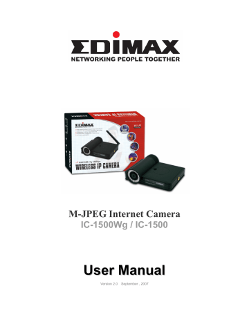 Edimax IC-1500 series, IC-1500Wg User Manual | Manualzz Edimax IC-1500 series, IC-1500Wg User Manual | Manualzz