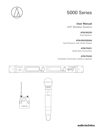 Audio Technica ATW T5201 User Manual Manualzz