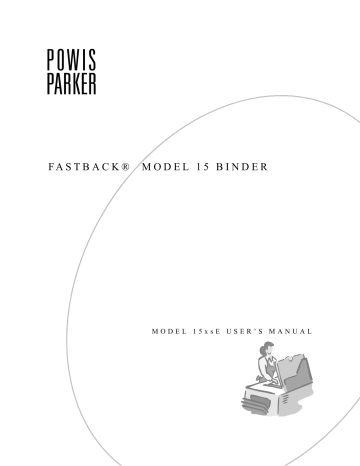 Powis Parker FASTBACK 15 User Manual | Manualzz Powis Parker FASTBACK 15 User Manual | Manualzz