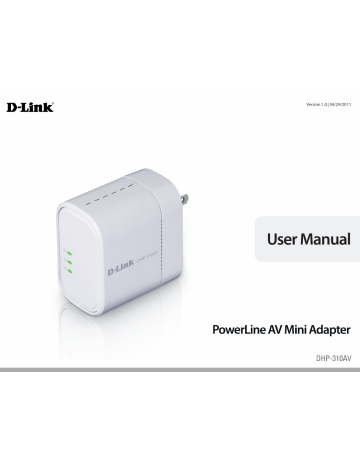 D-Link DHP-310AV User Manual | Manualzz D-Link DHP-310AV User Manual | Manualzz