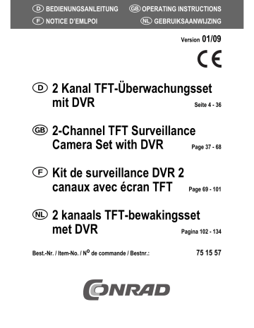 Conrad 75 15 57 Operating Instructions Manual | Manualzz Conrad 75 15 57 Operating Instructions Manual | Manualzz