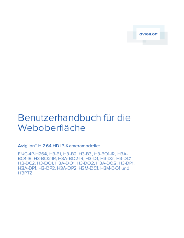 Avigilon H3-BO1-IR Benutzerhandbuch | Manualzz Avigilon H3-BO1-IR Benutzerhandbuch | Manualzz